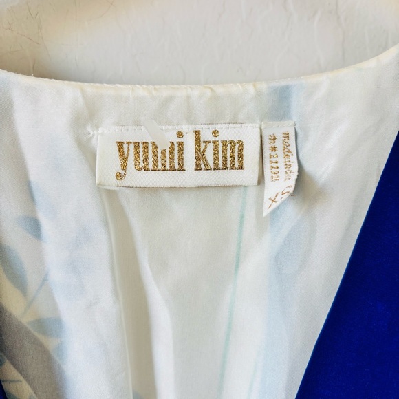 Anthropologie Yumi Kim Cream and Purple Floral Blouse Anthropologie size XS - Picture 2 of 10